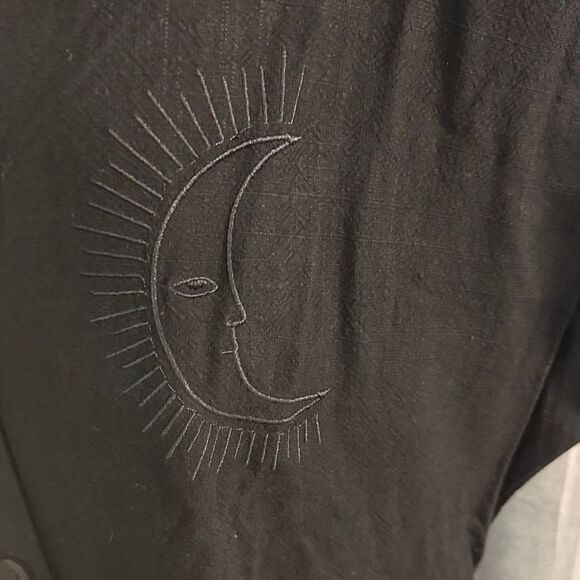 Disturbia Elegant Black Button-Down Dress - Picture 5 of 16